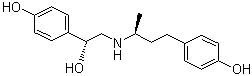 CAS # 97825-25-7, Ractopamine, 4-[3-[2-Hydroxy-2-(4-hydroxyphenyl)-ethyl]aminobutyl]phenol