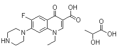 CAS # 97867-34-0, Norfloxacin lactate