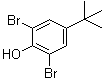 structure of CAS# 98-22-6, 2,6-二溴-4-叔丁基苯酚