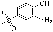 CAS # 98-30-6, 2-Amino-4-(methylsulfonyl)phenol