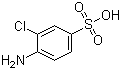 CAS # 98-35-1, 4-Amino-3-chlorobenzenesulfonic acid, 3-Chlorosulphanilic acid