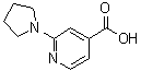 structure of CAS# 98088-04-1, 2-(1-吡咯烷基)-4-吡啶羧酸