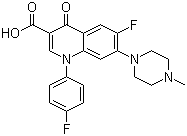 structure of CAS# 98106-17-3, Difloxacin