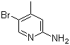structure of CAS# 98198-48-2, 2-氨基-5-溴-4-甲基吡啶