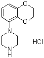 structure of CAS# 98206-09-8, Eltoprazine hydrochloride