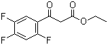 structure of CAS# 98349-24-7, Ethyl 2,4,5-trifluorobenzoylacetate