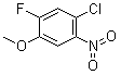 structure of CAS# 98404-03-6, 1-氯-5-氟-4-甲氧基-2-硝基苯