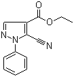 structure of CAS# 98476-09-6, 5-氰基-1-苯基-1H-吡唑-4-甲酸乙酯