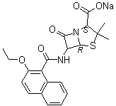 structure of CAS# 985-16-0, Sodium nafcillin