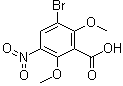 CAS # 98527-25-4, 3-Bromo-2,6-dimethoxy-5-nitrobenzoic acid