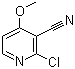 structure of CAS# 98645-43-3, 2-氯-3-氰基-4-甲氧基吡啶