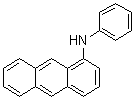 structure of CAS# 98683-00-2, N-苯基-1-蒽胺