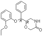 CAS # 98769-79-0, (R*,R*)-6-[(2-Ethoxyphenoxy)phenylmethyl]-3-morpholinone