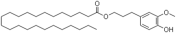 structure of CAS# 98770-70-8, 3-(4-Hydroxy-3-methoxyphenyl)propyl tetracosanoate