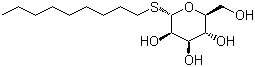 structure of CAS# 98854-15-0, 正壬基 beta-D-硫代吡喃葡萄糖苷