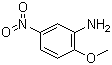 CAS # 99-59-2, 2-Amino-4-nitro anisidine, 5-Nitro-o-anisidine, Azoamine Scarlet K, 2-Methoxy-5-nitroaniline