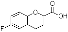 structure of CAS# 99199-60-7, 6-Fluorochromane-2-carboxylic acid