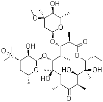 structure of CAS# 992-65-4, Erythromycin A N-oxide