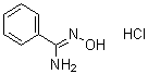 structure of CAS# 99277-23-3, [C(Z)]-N'-Hydroxybenzenecarboximidamide monohydrochloride