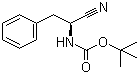 structure of CAS# 99281-90-0, (S)-N-Boc-phenylalaninenitrile