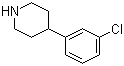 structure of CAS# 99329-53-0, 4-(3-氯苯基)哌啶
