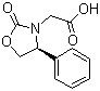 structure of CAS# 99333-54-7, (S)-(+)-2-Oxo-4-phenyl-3-oxazolidineacetic acid