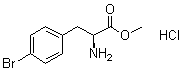 structure of CAS# 99359-32-7, 4-溴-L-苯丙氨酸甲酯盐酸盐