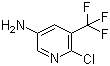 structure of CAS# 99368-68-0, 6-Chloro-5-(trifluoromethyl)pyridin-3-amine