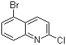 structure of CAS# 99455-13-7, 5-Bromo-2-chloroquinoline