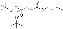 Butyl 4,4-bis(tert-butyldioxy)valerate molecular structure (CAS 995-33-5)