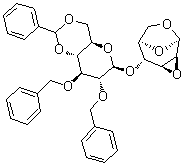 CAS # 99541-22-7, 1,6:2,3-Dianhydro-4-O-[2,3-bis-O-(phenylmethyl)-4,6-O-(phenylmethylene)-beta-D-glucopyranosyl]-beta-D-mannopyranose