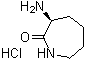 CAS # 99560-25-5, (S)-3-Aminohexahydro-2H-Azepin-2-one monohydrochloride labeled with carbon-14