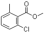 structure of CAS# 99585-14-5, 2-Chloro-6-methylbenzoic acid methyl ester