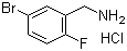 structure of CAS# 99725-13-0, 5-溴-2-氟苄胺盐酸盐